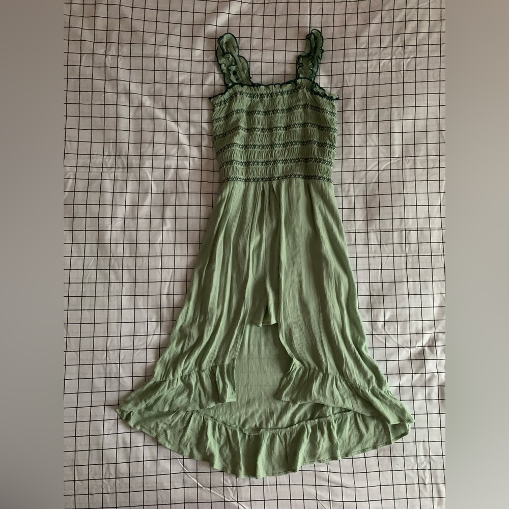 Girls Mint Romper Summer Dress
